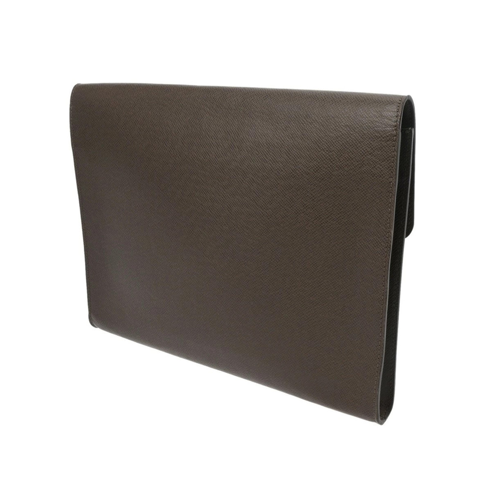 Louis Vuitton Minute Grizzly Bag Shoulder Leather Taiga Black